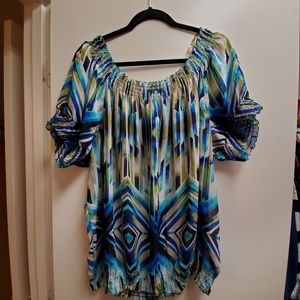 Sheer crinkle top (final price)